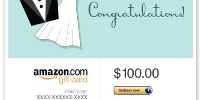 Amazon Gift Card – Email – Wedding (Dress and Tux)