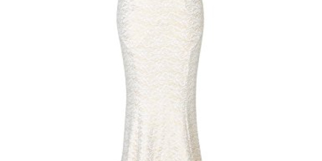 MUXXN Ladies Elegant Sleeveless Long Vintage Juniors Wedding Ball Gown Dress (White Lace M)