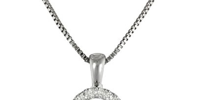 Dancing Diamond Circle Pendant Necklace (1/3cttw, I-J Color, I2-I3 Clarity), 18″ + 2″ extender
