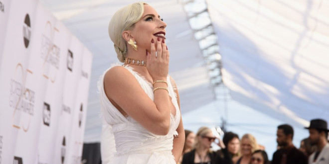 Lady Gaga's SAG Awards Gown Is a Literal Wedding Dress