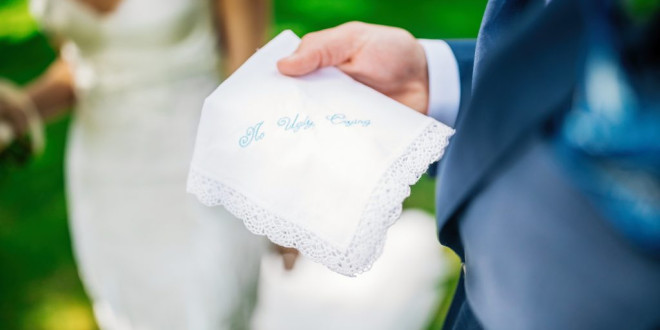 Personalized Wedding Handkerchiefs for Mother of the Bride Gifts, Favors, and More