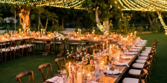 15 Gorgeous Ideas for Using String Lights Throughout Your Wedding