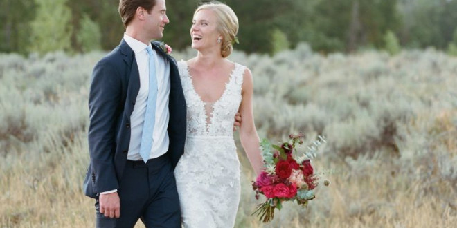 A Colorful Ranch Wedding in Wyoming